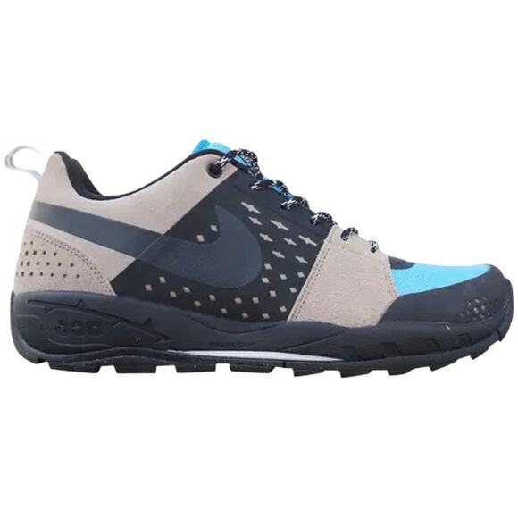Nike ACG Alder Sneakers Water Resistant Suede Phylon Air-Sole Blue Khaki 10 - Picture 1 of 7